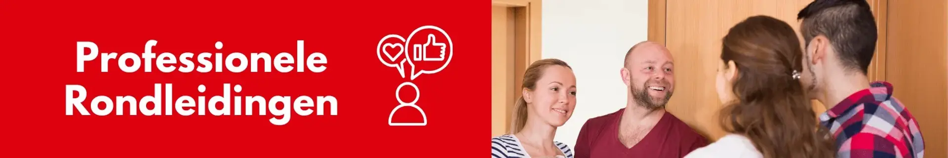 Professionele rondleidingen bij verkoop woning