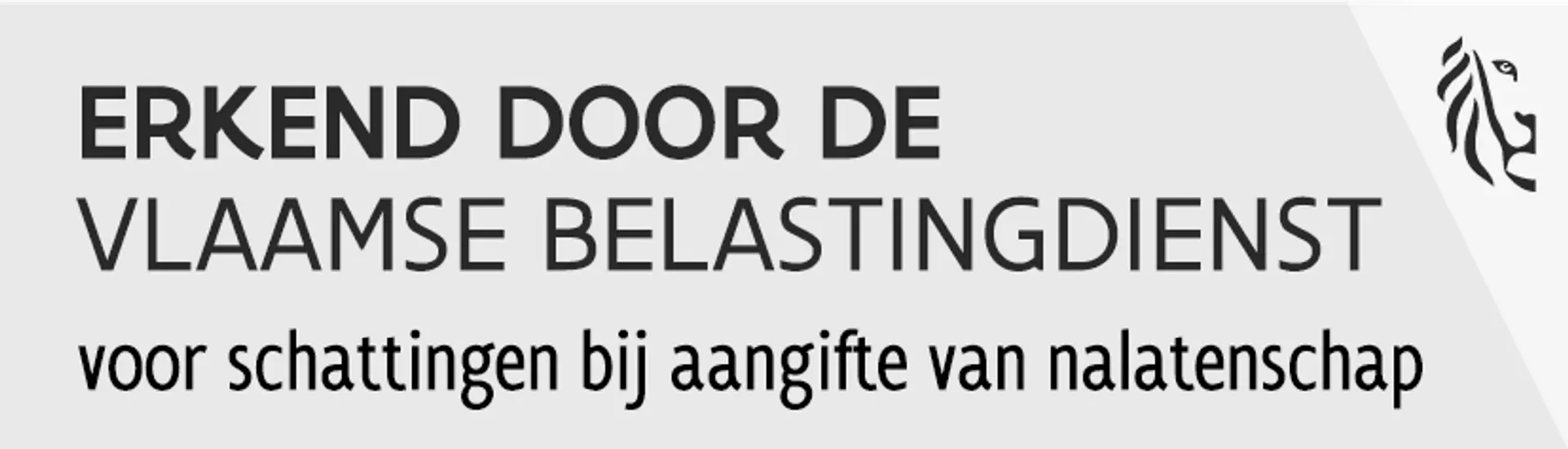 Bindende schatting aangifte nalatenschap VLABEL