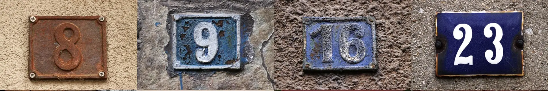 Huisnummer woning