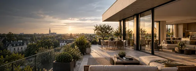 Luxe penthouse met ruim terras en panoramisch uitzicht