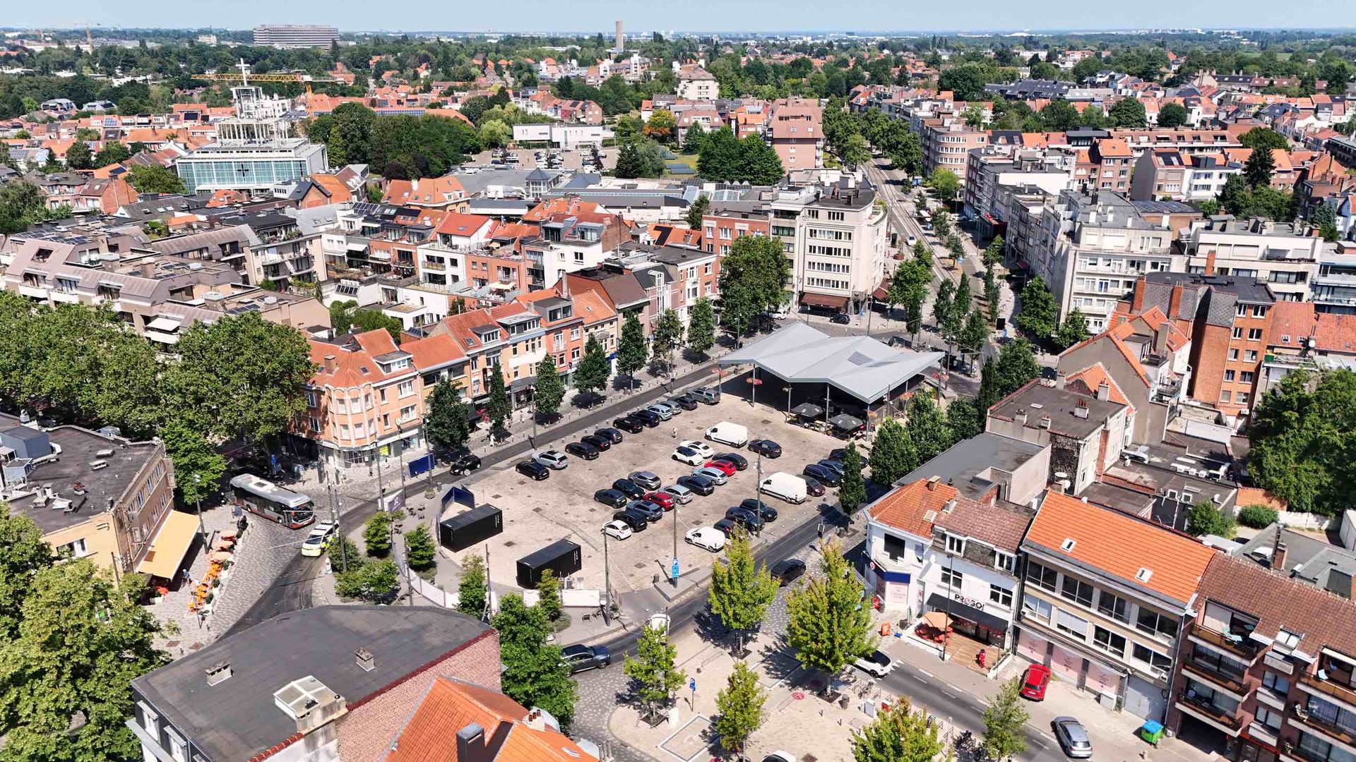 Quartier de Stockel à Woluwe-Saint-Pierre, place Dumon