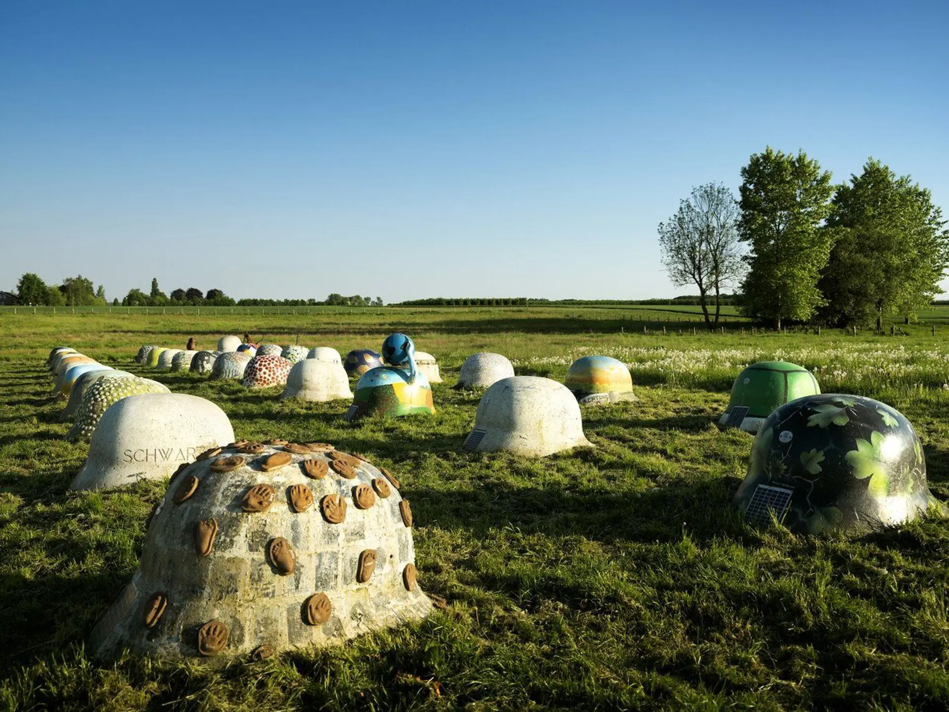 Zilveren helmen Halen