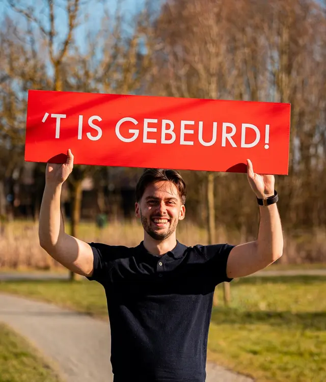 ‘t Is gebeurd
